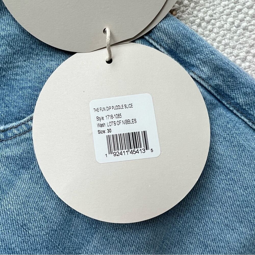 Mother Snacks The Fun Dip Puddle Slice Jeans in Lots of Nibbles Women’s Size 30 - Picture 11 of 14